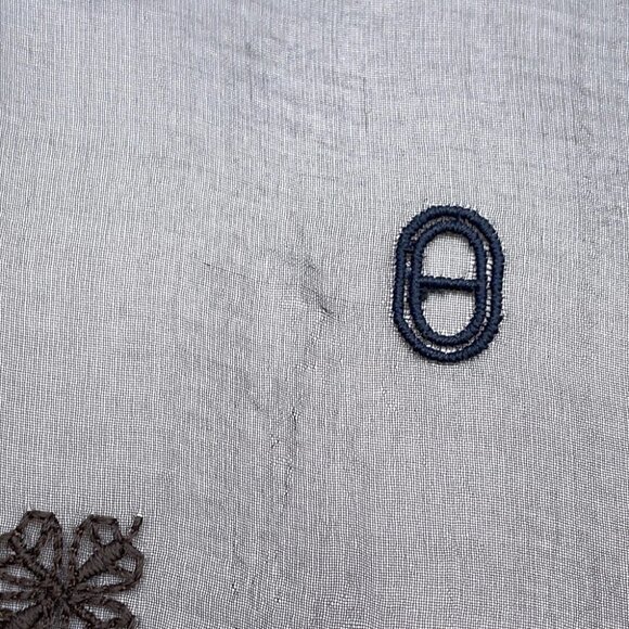 HERMES Carre Multi Bag Charm Size 100 Silk100% Black/Multicolor - Picture 3 of 8